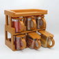 Master Chef Spice Rack With 6 Jars Set