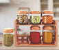Spice Rack With 6 Airtight Jars