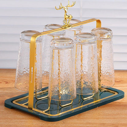 Glass Holder Rack Kitchen Cup & Glass Organizer Stainless Steel (just stand)