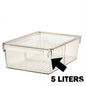 Stackable Clear Storage Organizer With Lid