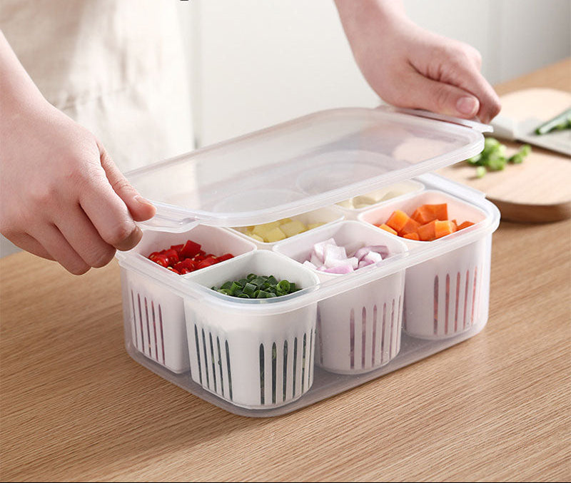 Food & Vegetable Storage Box With Lid