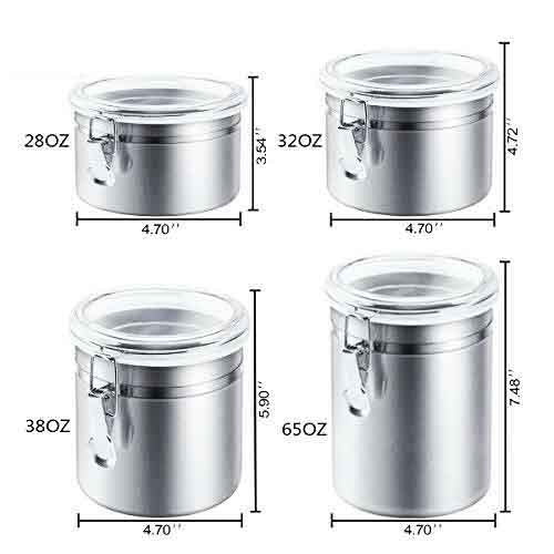4 Pcs Airtight Set