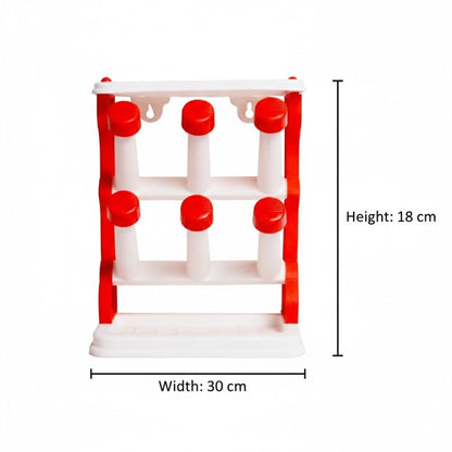 Glass Stand 6 Glass Rack for Kitchen & Countertop, Wall or Tabletop Use